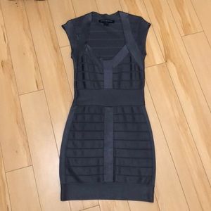 Bodycon grey dress FCUK